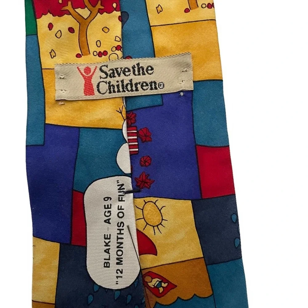 Save the‎ Children Vintage Tie Multicolor